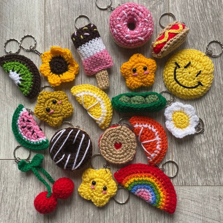 Crochet keychain