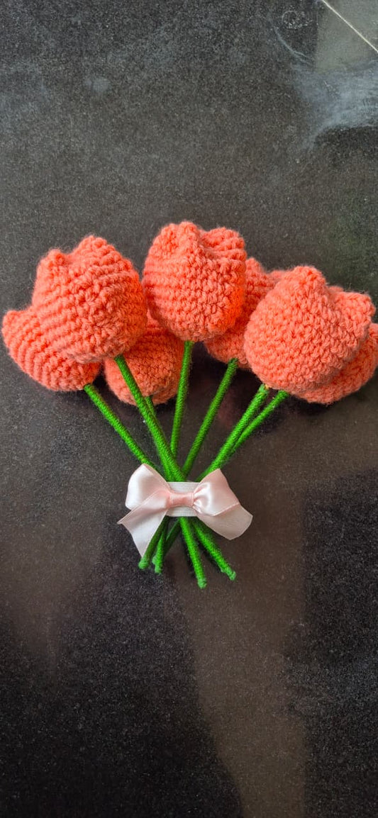Crochet tulips 🌷