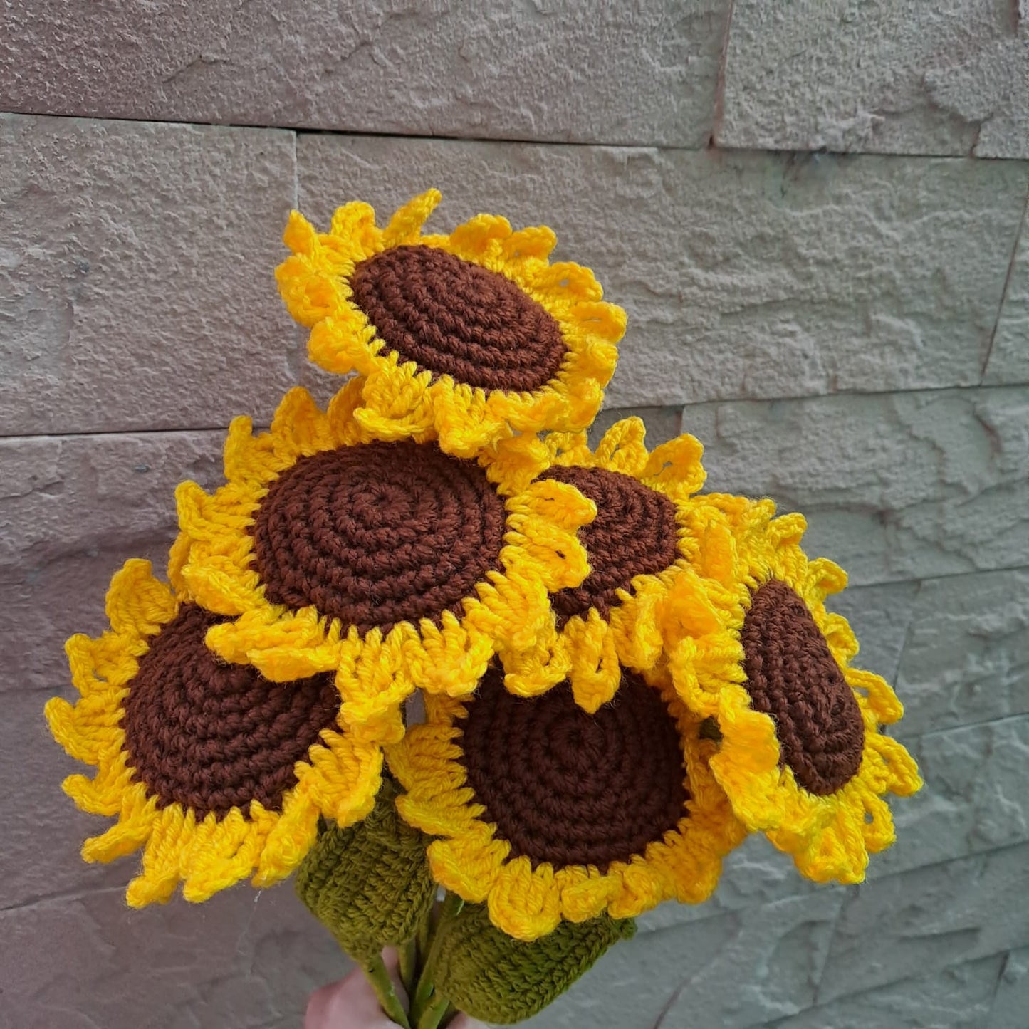 Crochet sunflower🌻
