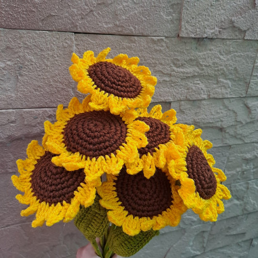 Crochet sunflower🌻
