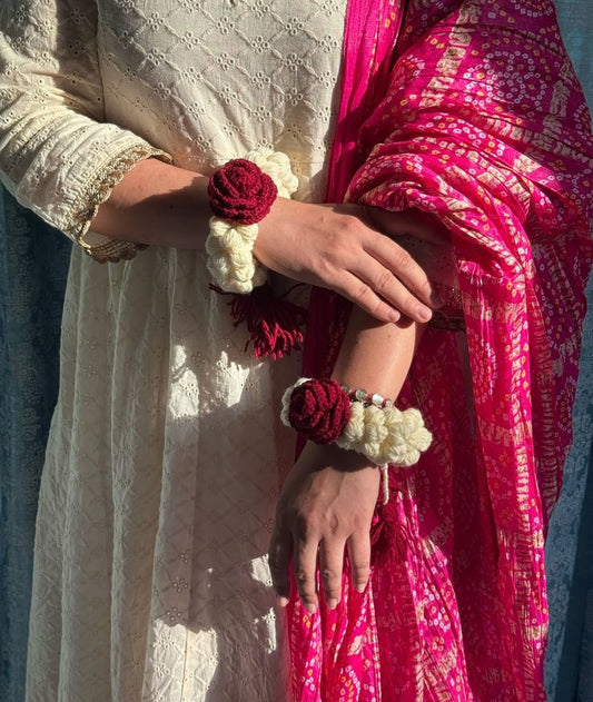 Hartful®crochet rose gajry